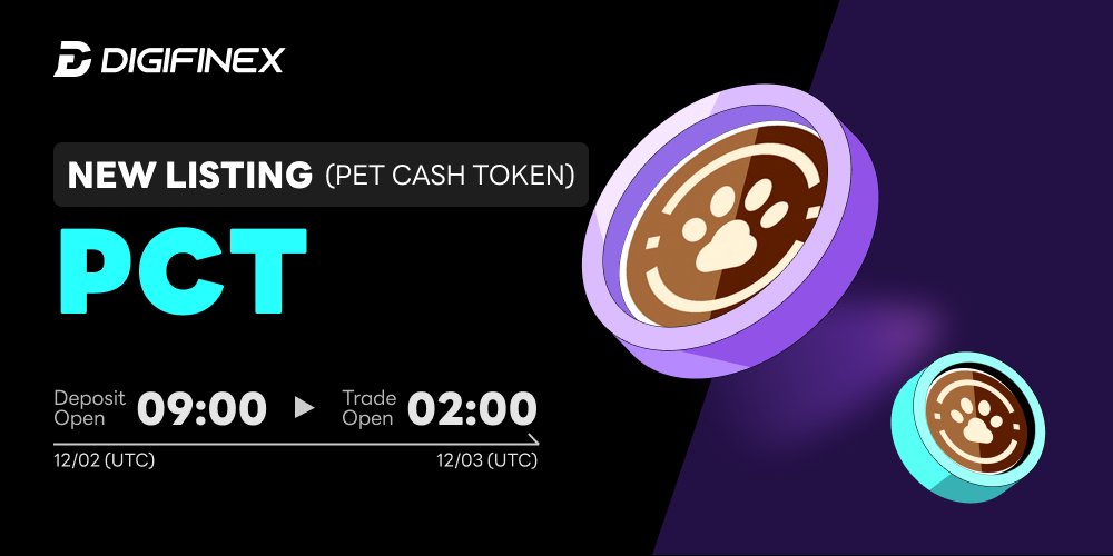 DigiFinex's tweet image. 🔔 New Listing Alert
$PCT is now live on #DigiFinex!

🔗 Trading: tinyurl.com/bdfwrweu
🔍 Details: tinyurl.com/2thwfy9j
#DigiFinex #PCT #Crypto #NewListing #Trending