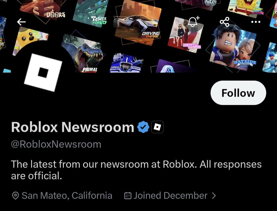 Bloxy_News's tweet image. Roblox has launched a new account dedicated to posting company news: @RobloxNewsroom