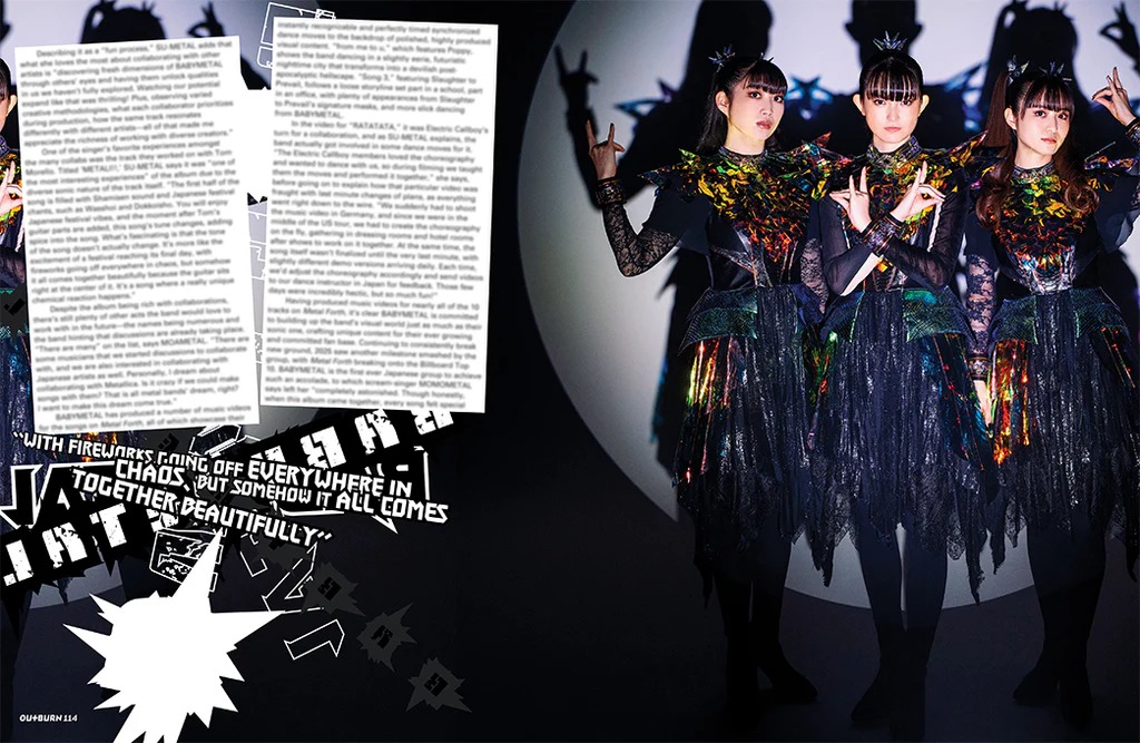 Kuro_metal2's tweet image. BABYMETAL in OUTBURN MAGAZINE #114 

store.outburn.com/products/outbu… 

#BABYMETAL 
#SUMETAL 
#MOAMETAL 
#MOMOMETAL