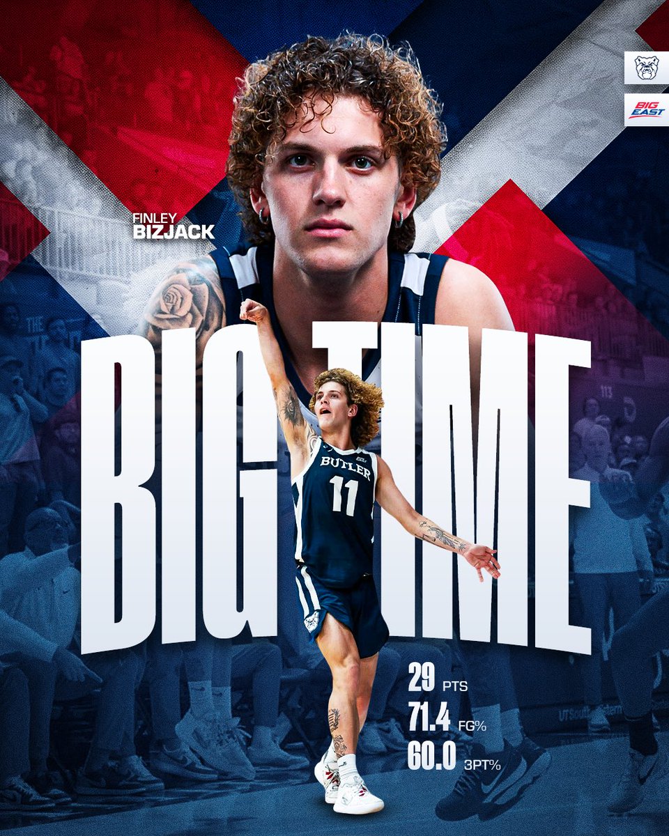 A Bizzy night 😎

<a href="/FinleyBizjack/">Finley Bizjack</a> | <a href="/ButlerMBB/">Butler Basketball</a>