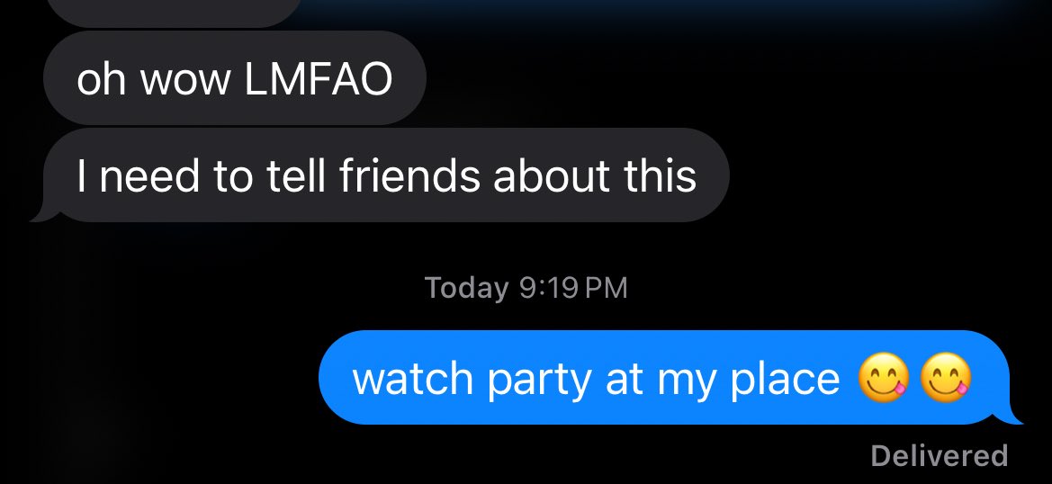 I told her about the sex