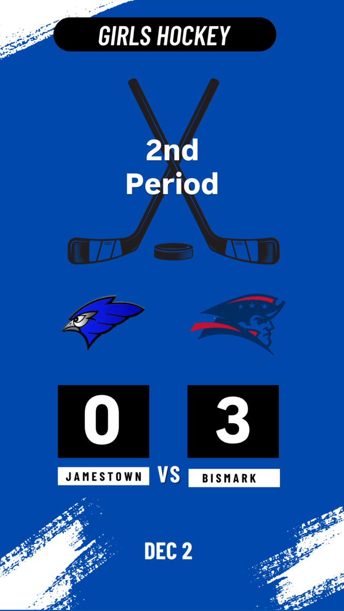 2nd period update! Bismark got 2 goals this period.