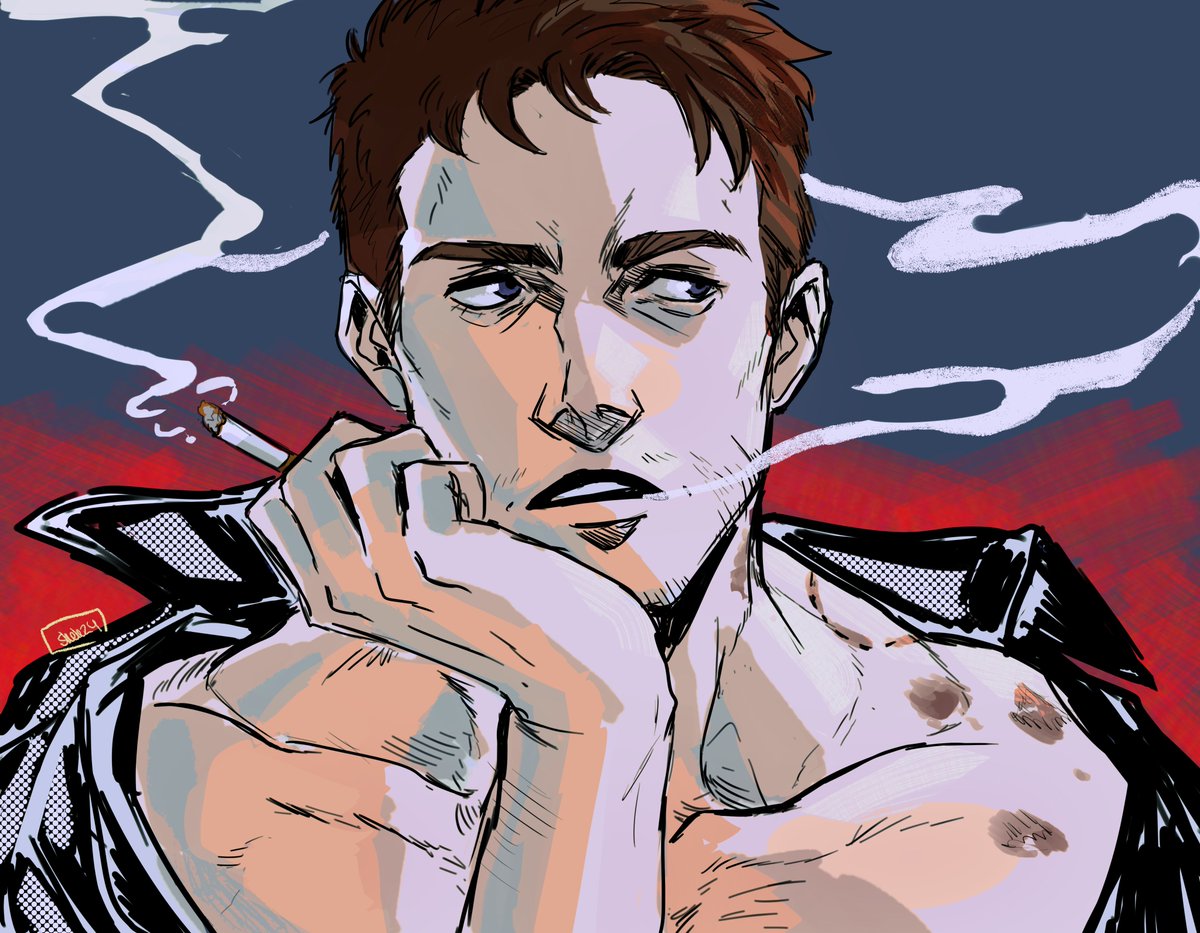 skelesass's tweet image. sketch from a long while back
#REBHfun #ResidentEvil #ChrisRedfield #sketch