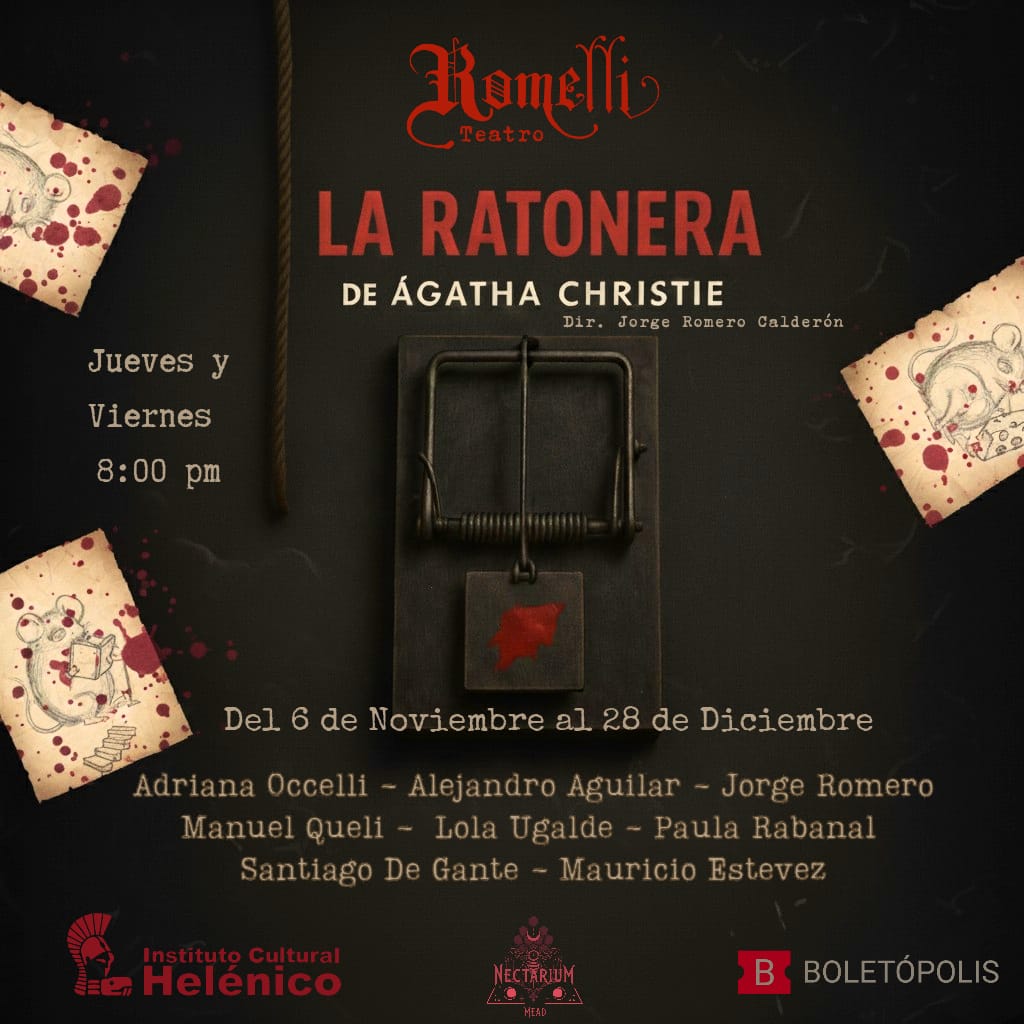 Ya estamos con Jorge Romero de la obra de teatro "La ratonera". 

#JorgeRomero
<a href="/IHelenico/">Instituto Helénico</a>
#LaRatonera

Nos pueden ver por nuestro canal de YouTube en youtube.com/c/ellavadiario y por Facebook en EL LAVADIARIO. 
¡Los esperamos! 😊💜