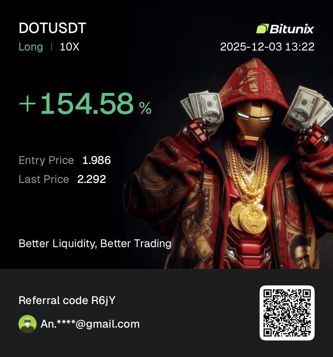 AndreaCapellin4's tweet image. “You don’t long a bear market bro”

VIP DISCORD : Another successful long , drawing 2 simple lines of support and resistance (documented)

LOL  $DOT  #polkadot