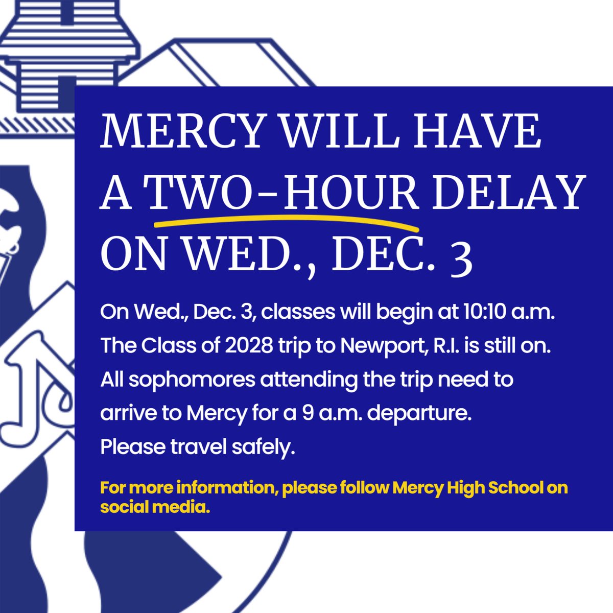 Mercy High School tweet media