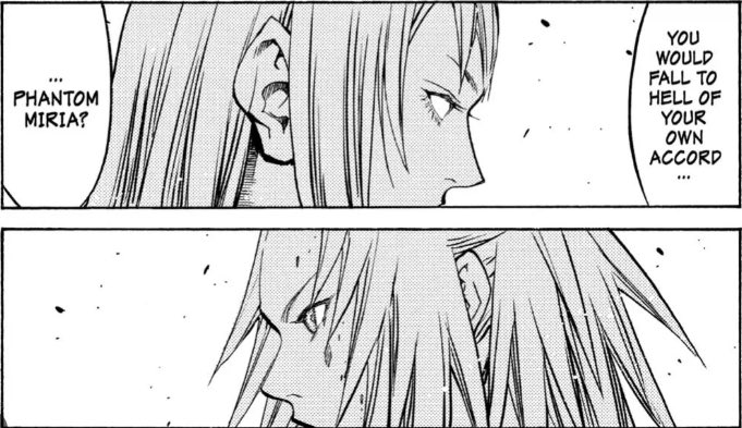 Great storytelling is universal! The dialogue in Claymore (2001) by #NorihiroYagi goes so hard!! This manga gets slept on, but as a dark fantasy about revenge, it’s perfect for fans of #Berserk or #AttackOnTitan. 

#manga #storytelling #panelart #anime #aesthetic