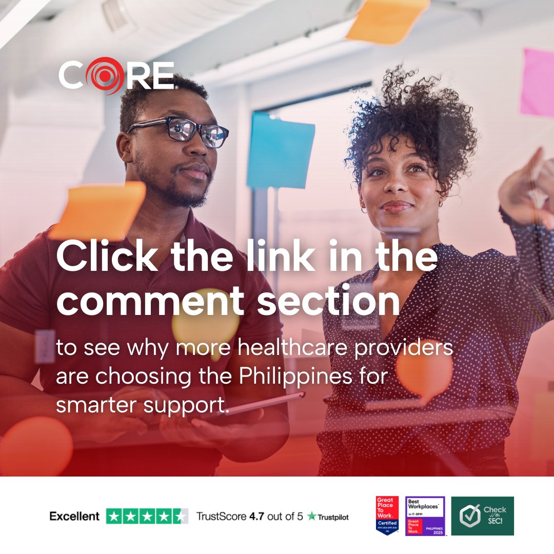 onecoredevit's tweet image. Outsourcing to the Philippines = healthcare’s power move. ⚡

CORE® connects you with trusted talent and scalable support.

Ready to grow smarter? Learn more here: onecoredevit.com/news-and-insig…

#OneCoreDevIT #CORESolutions #Healthcare
