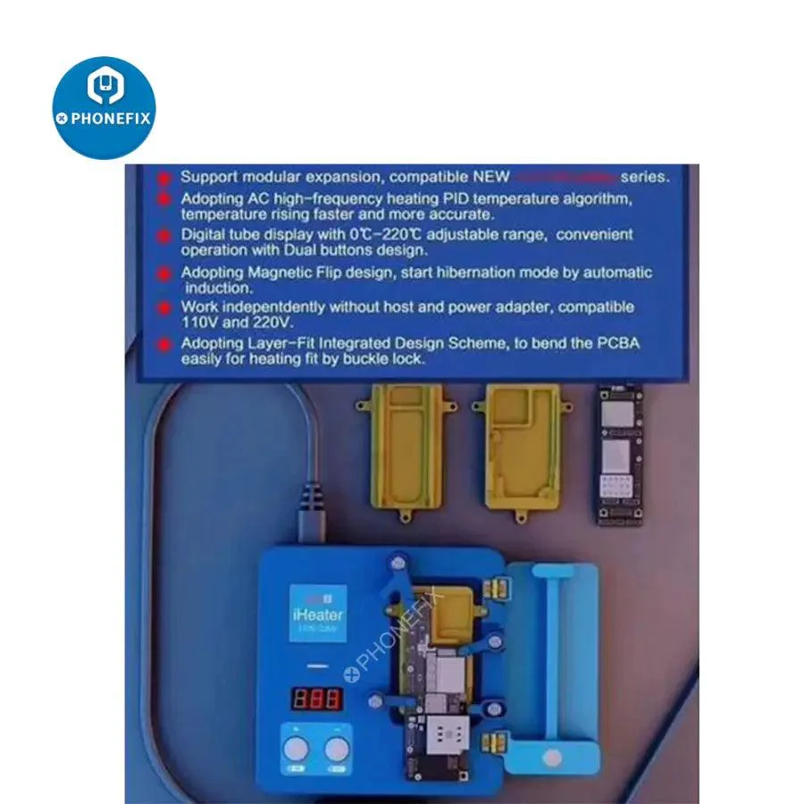 vipprogrammer_'s tweet image. iPhone X-16 Pro Max motherboard, screen frame, rear camera heating separation preheating desoldering station.

#phonerepair #iPhone17ProMax #solderingstation #PCB #ecufixtool #CPURepair #welding #screenrepair #motherboardrepair