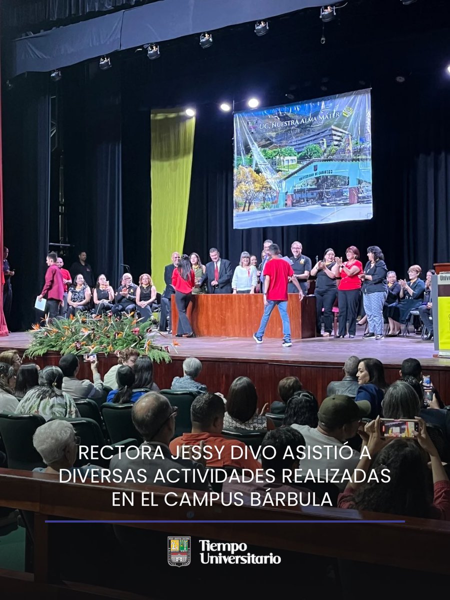 #Noticias Personal ucista y talento estudiantil fueron reconocidos por la <a href="/FCS_UC/">FCS Sede Carabobo UC</a> || Rectora <a href="/jessydivo/">Jessy Divo De Romero</a> asistió a diversas actividades realizadas en el campus Bárbula

instagram.com/p/DRyM7irDCFI/…