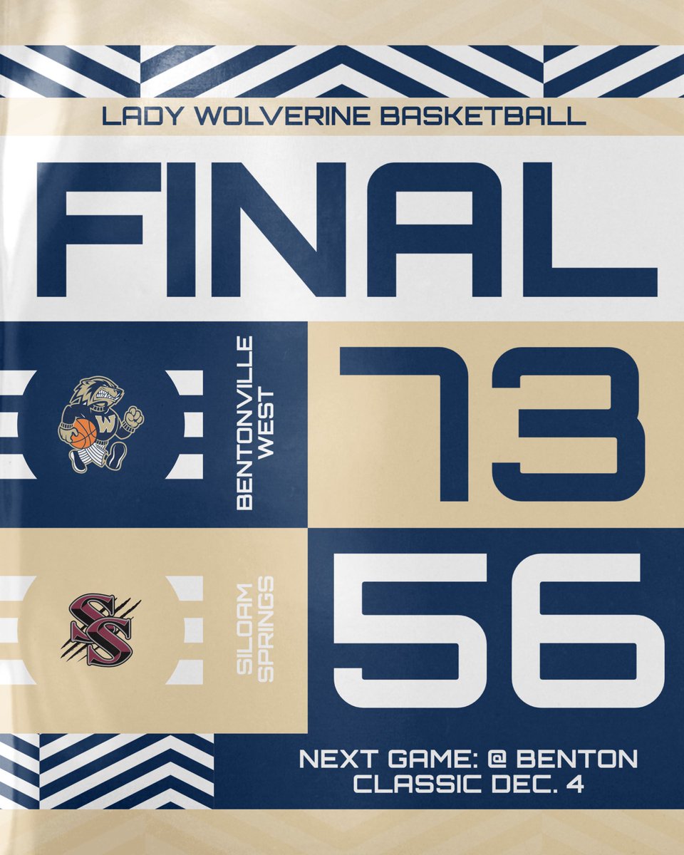 BWHS_WBB's tweet image. Your Lady Wolverines advance to 6-0 with the win over Siloam! JV also won and advances to 7-0 on the season. Congratulations to our #theWESTway player of the game Addie Sharp. Up next we are on the road at the Benton Classic Thursday-Saturday.