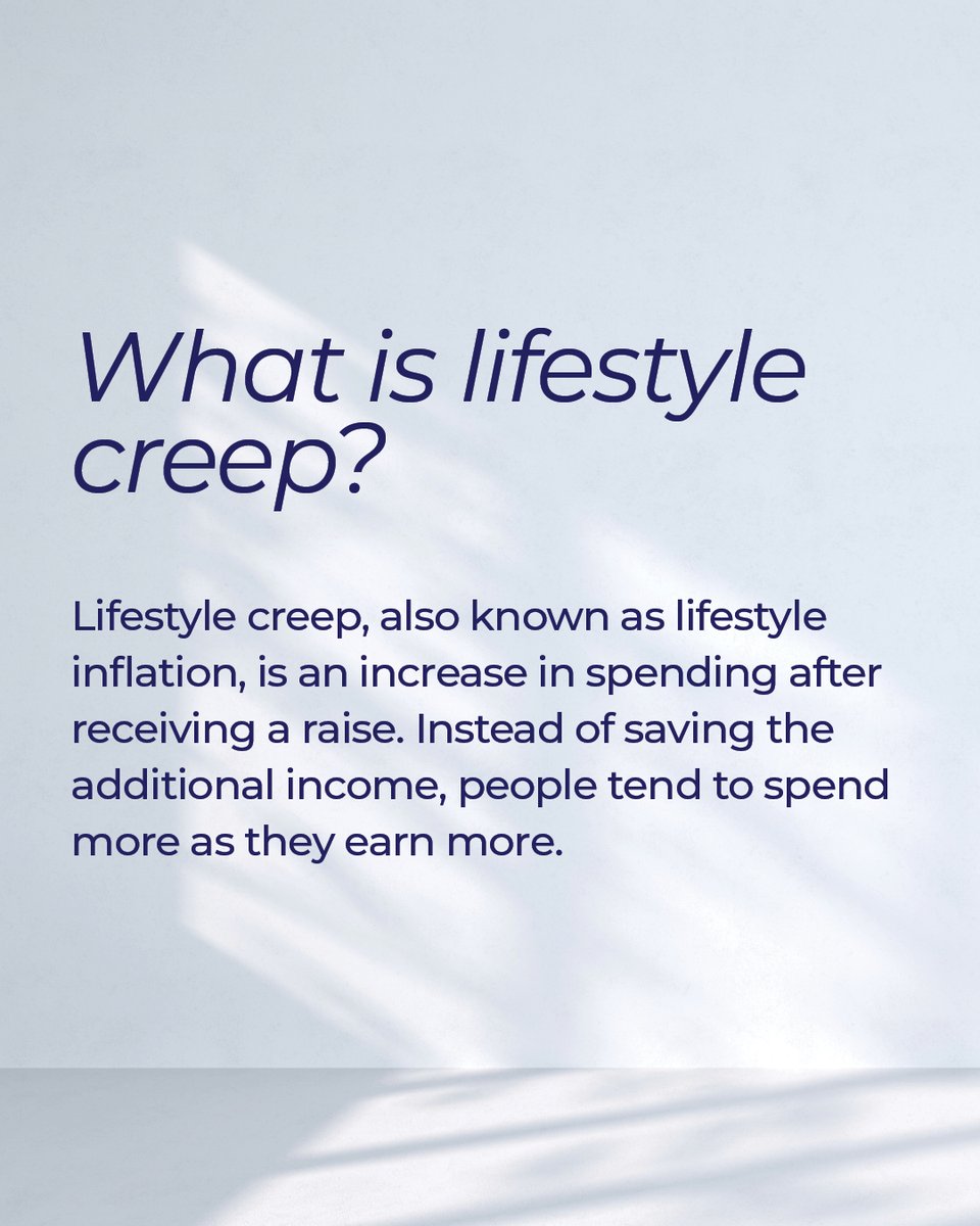 rdanielwhite's tweet image. If you feel like you’re not getting ahead financially, make sure it’s not lifestyle creep.