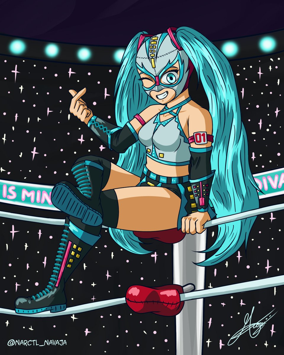 narctl's tweet image. La verdadera diva del ring
.
.
#illustration #fanart #artwok #luchalibre