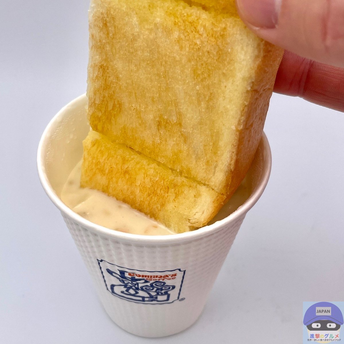 rekishichosadan's tweet image. 「クラムチャウダー（540円～780円）」
2025年12月3日発売、コメダ珈琲店の新商品。
心も体もぽかぽか温まるスープが定番メニューに仲間入りしました。
具だくさんでクリーミー、パンと相性抜群でたまりません。
モーニングの時間帯（開店から11時まで）に利用すると、トーストなどがついてお得です。