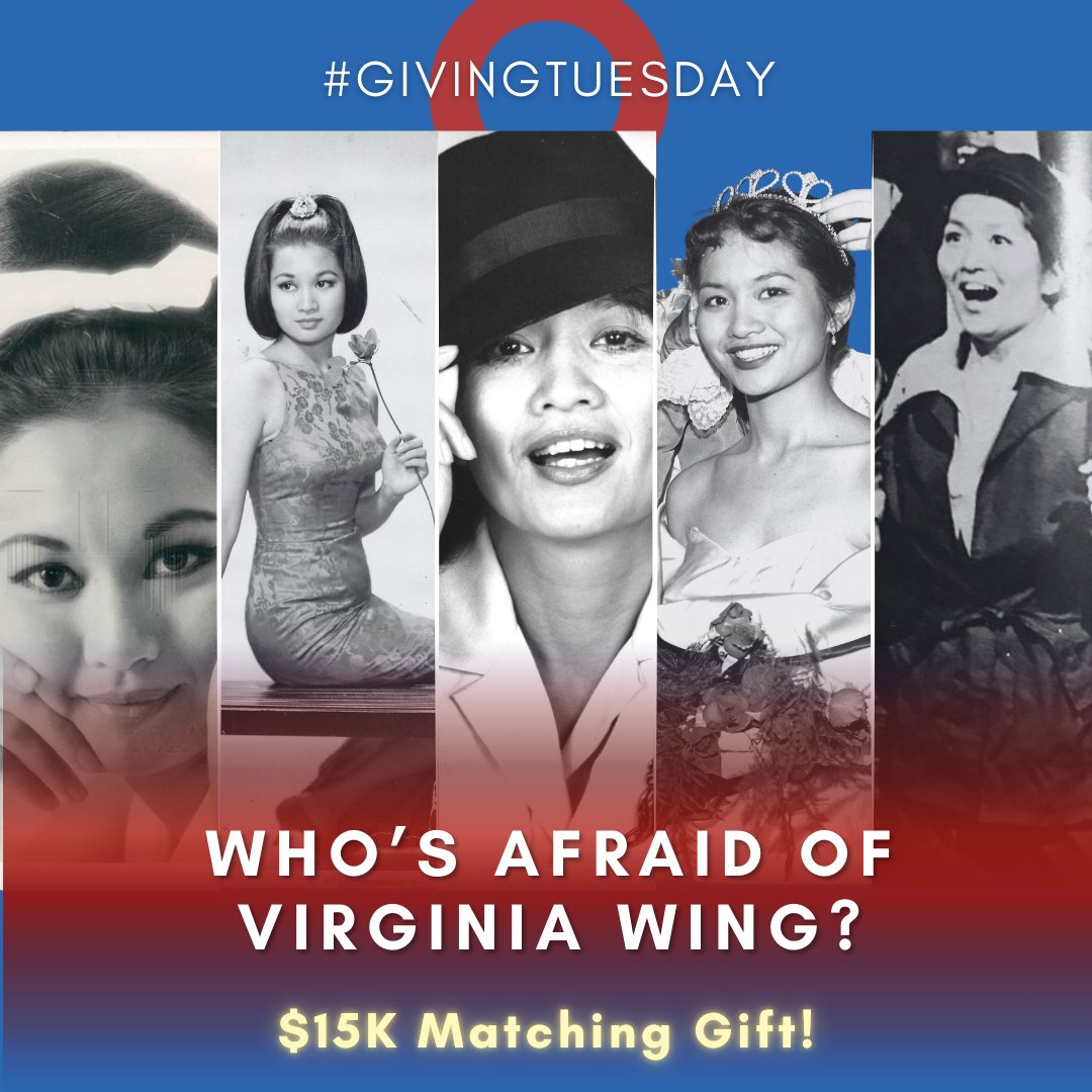 FarEastDeepSo's tweet image. It’s #GivingTuesday! Every $ DOUBLED w/ a $15K match! 🎬
Help us bring Virginia Wing’s trailblazing story to the screen in our new doc WHO’S AFRAID OF VIRGINIA WING?

She broke barriers for AAPI performers &amp;amp; fought for #AAPI  representation
Donate today! virginiawingfilm.com