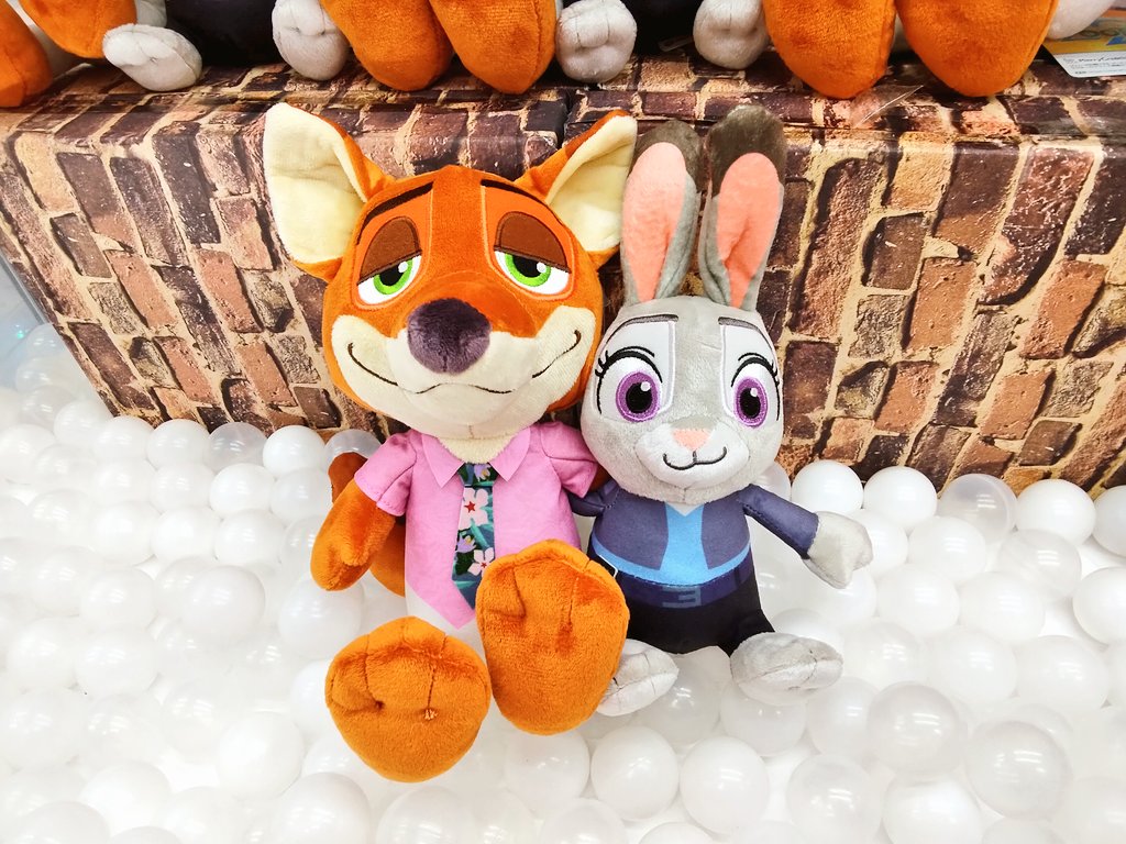 ズートピア2 ぬいぐるみ ペア 店内景品情報』になります！ 【ズートピア2 ペアぬいぐるみ】 の登場