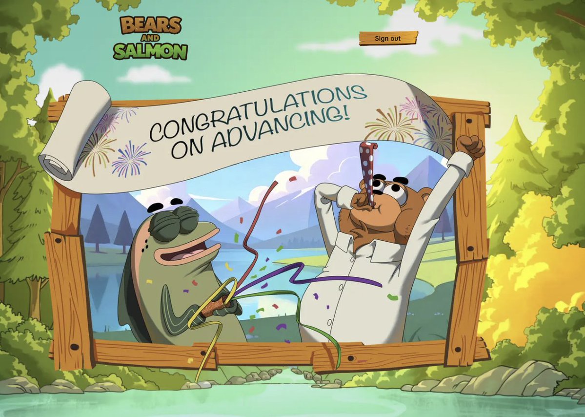 Alright alright alright, moving on. Time for the next round <a href="/bears_salmon/">Bears and Salmon</a>