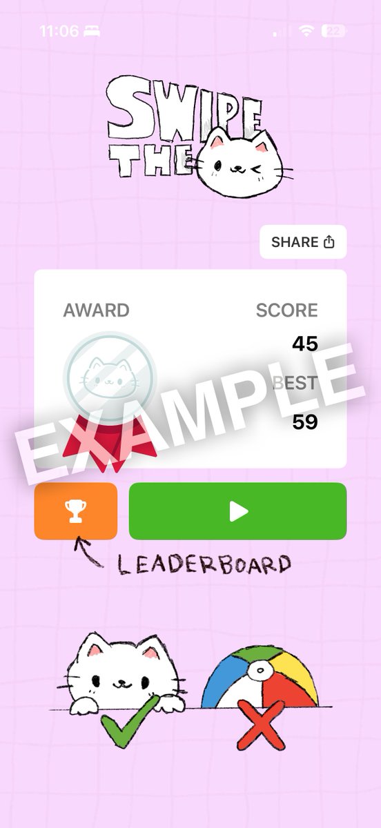 adamlyttleapps's tweet image. Can you beat the top score?

Get the top score on Swipe the cat and win an Apple Gift Card (link on my profile)

🥇 Get top score:
$300 Apple Gift Card

Best video submission:
$200 Apple Gift Card

Funniest submission:
$100 Apple Gift Card

Rules:

1) Post your score to X with an…