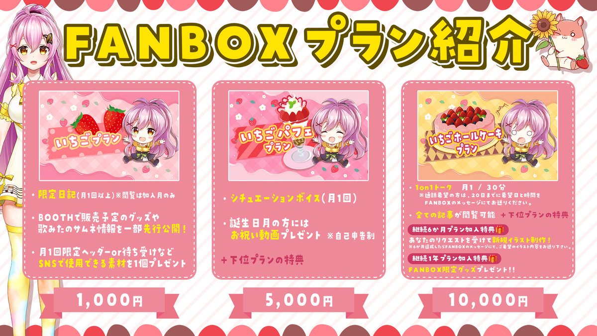🌻FANBOXのご案内⋆͛📢⋆ ／ 💛リプ返率100%サブ垢へのご招待 🩷月1で