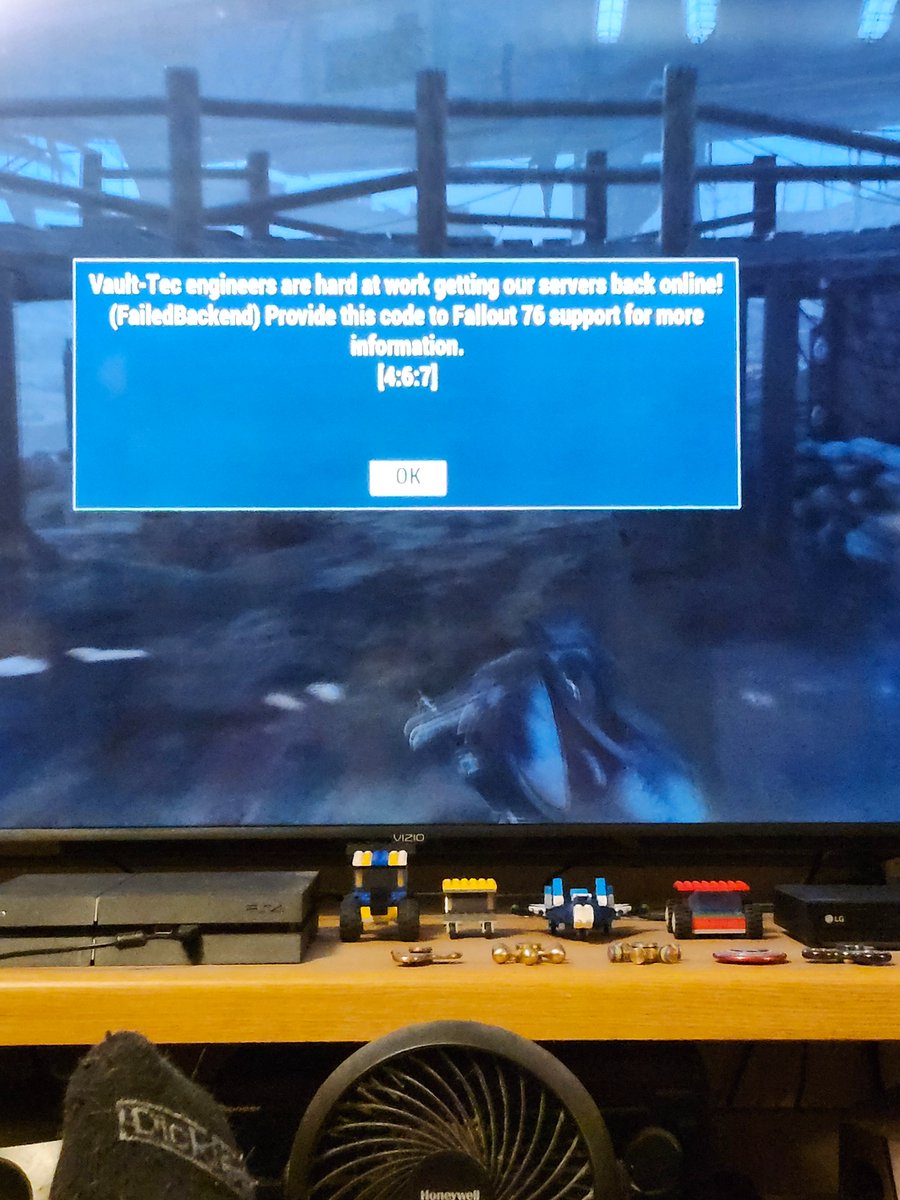 taker7681's tweet photo. @BethesdaSupport Not up still down. this is the message https://t.co/K7mTxHbTCX