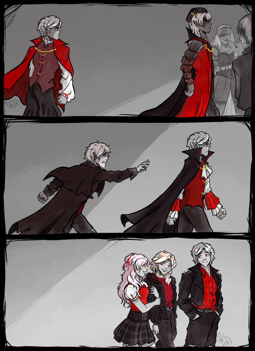 RhynnJoy's tweet image. &quot;You actually remind me a lot of me when I was younger...
The constant crying out for attention, having to grasp at any amount of success you can get while no one gives you a word of notice.

I understand.&quot;

#VampiresSMP #VampireSMPfanart #smajorfanart