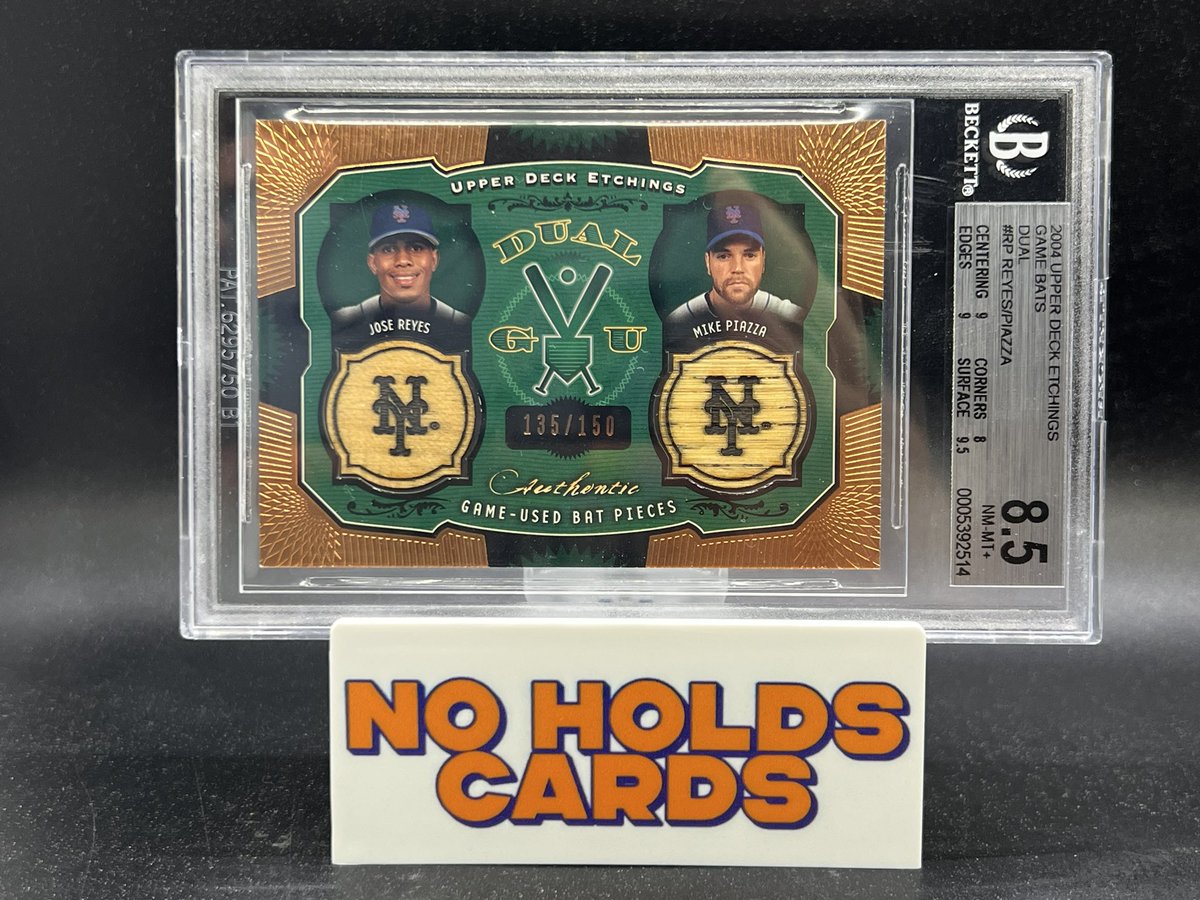 REYES PIAZZA DUAL GAME USED BAT /150 

$25

Etchings is a cool set 

#NOHOLDSALE🐻