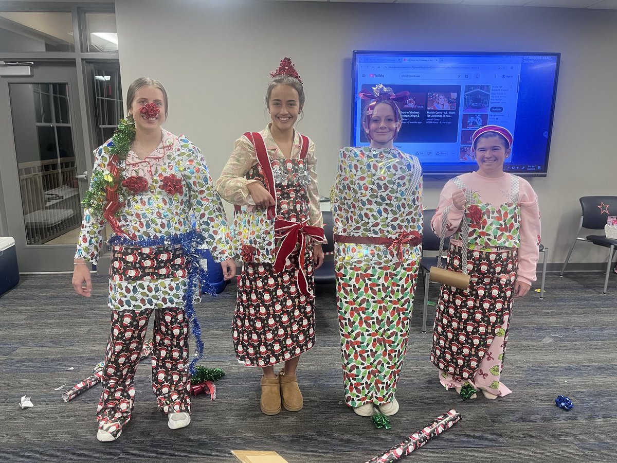 Team Christmas Party was a success! Homemade chicken and dumplings, games, and fun! #RangerUp #AllN