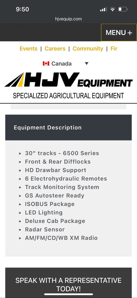 Anyone looking for a new to them Versatile DT.
We have a 520DT with 1530 hrs asking is $510,000 🇨🇦 throw us an offer, or try a trade. 
Can work with our US friends on pricing if interested.