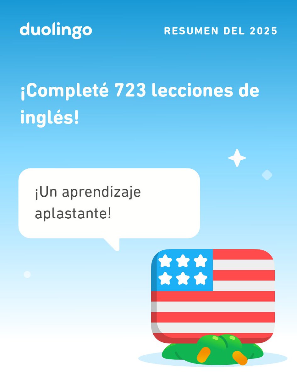 MaNo_Rz's tweet photo. ¡Miren cuánto aprendí en Duolingo este 2025! ¿Qué tal ustedes? #Duolingo365 https://t.co/ZdU0HCko0e