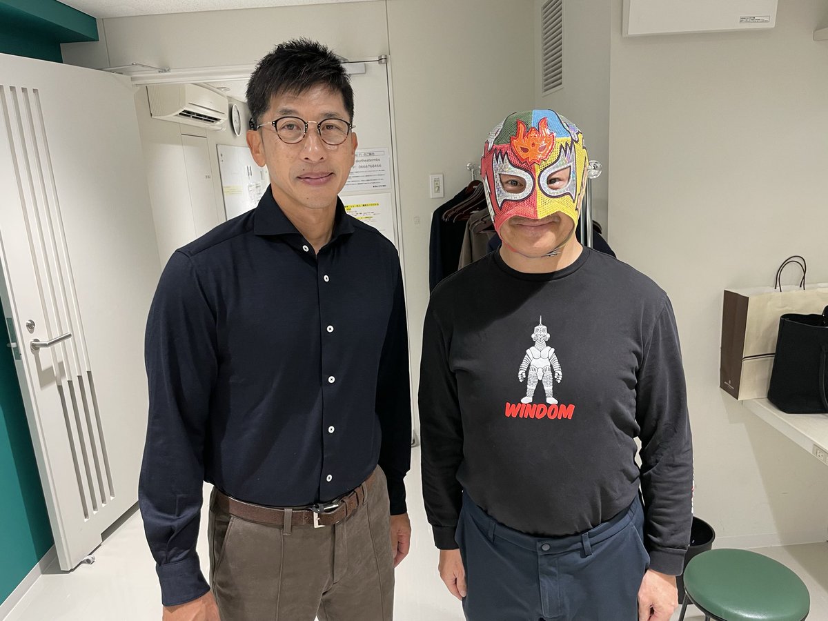 元阪神タイガースの矢野監督。 以前にもお会いしたこともあるので