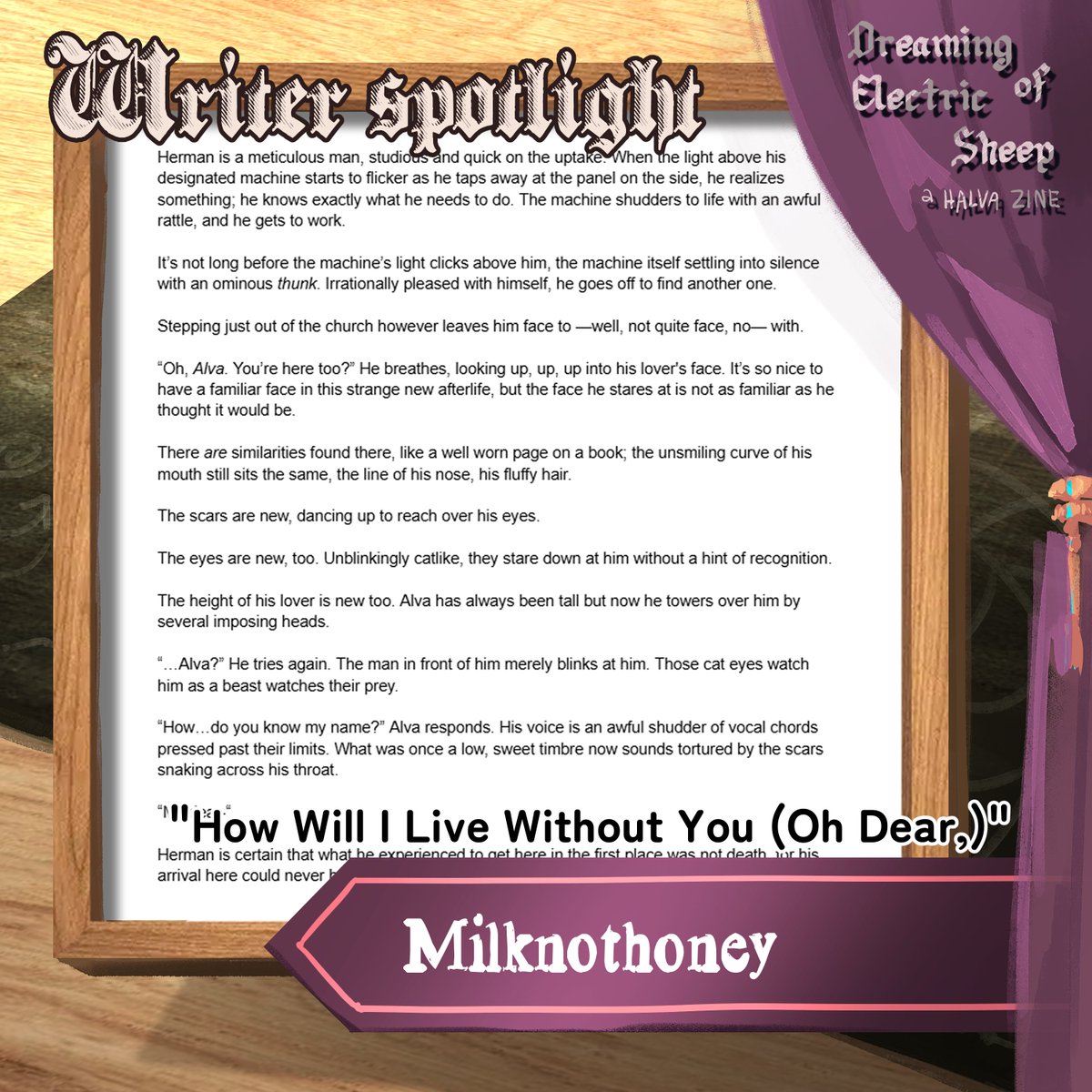 Dreaming of Electric Sheep - A Halva zine tweet media
