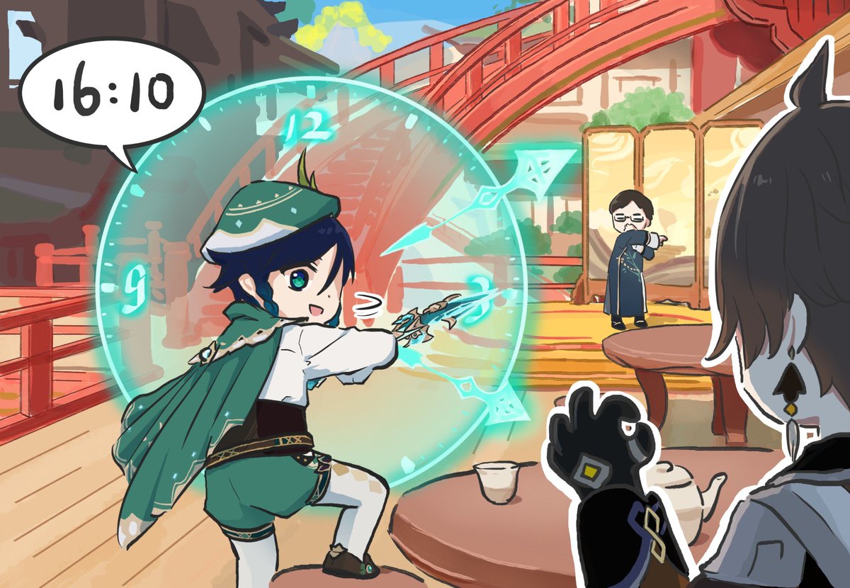 新专武附带功能⏰
#Venti #Barbatos #新温迪 #Zhongli