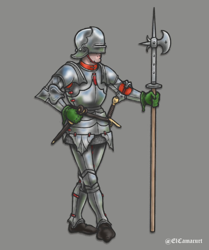 ElCamacurt's tweet photo. Castilian man-at-arms, c. 1475 https://t.co/aan2fK2Wtj