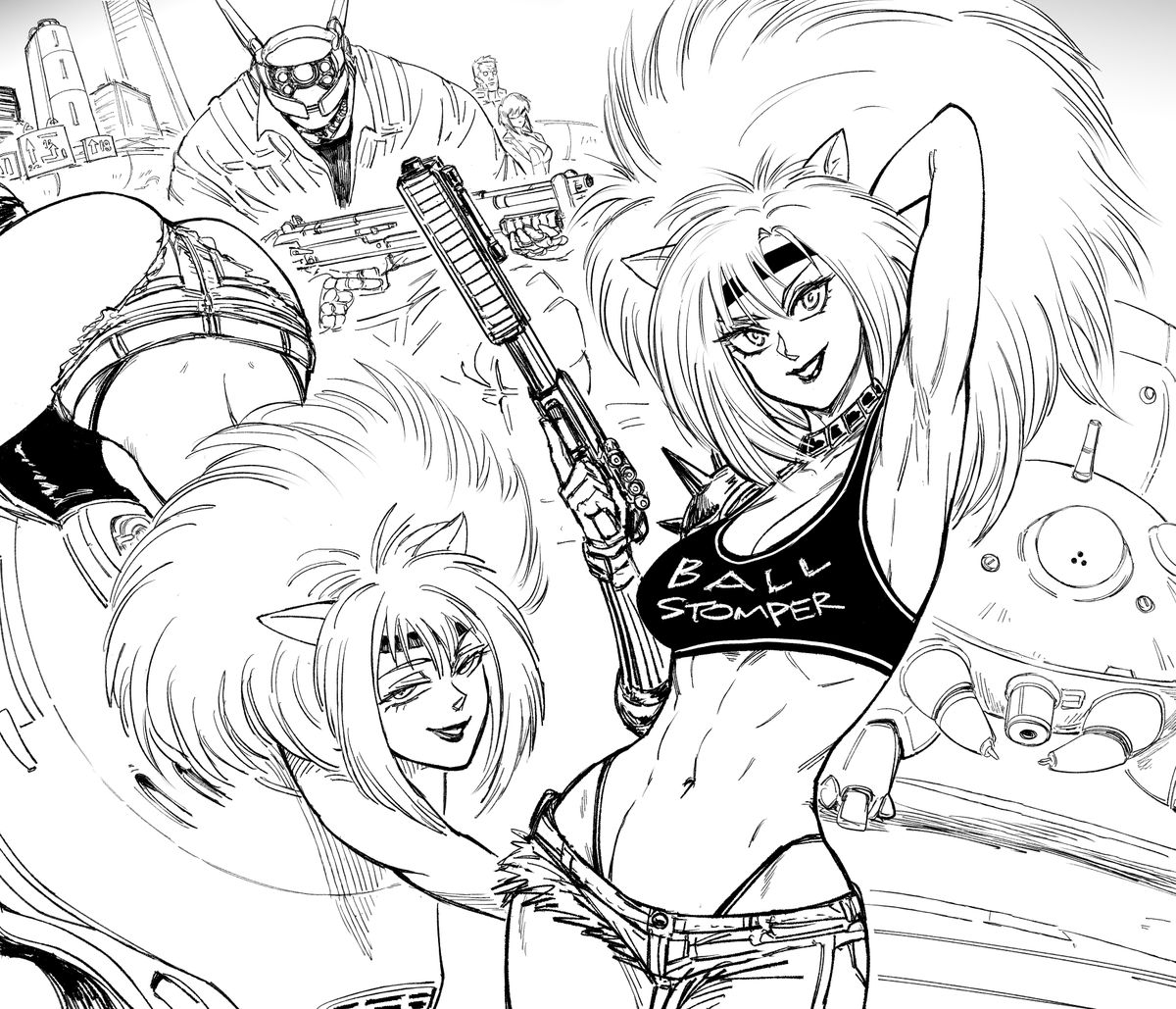 Patreon request: Dominion Tank Police Puma Sisters