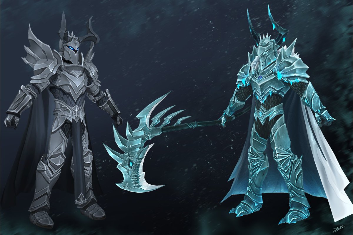 Maybe 8 years ago I made the original Frostscythe/Dragon Lord set. The games art style has come along way since then....