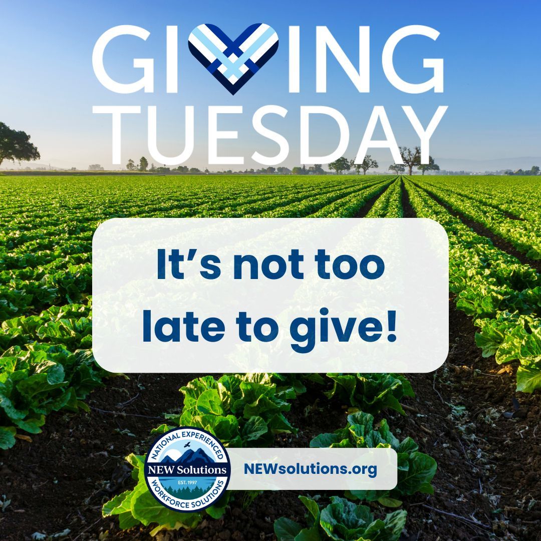 As Giving Tuesday comes to a close, it’s not too late to give - buff.ly/lZ6mXF7 ! Your contribution empowers experienced workers and helps us continue our impactful mission.