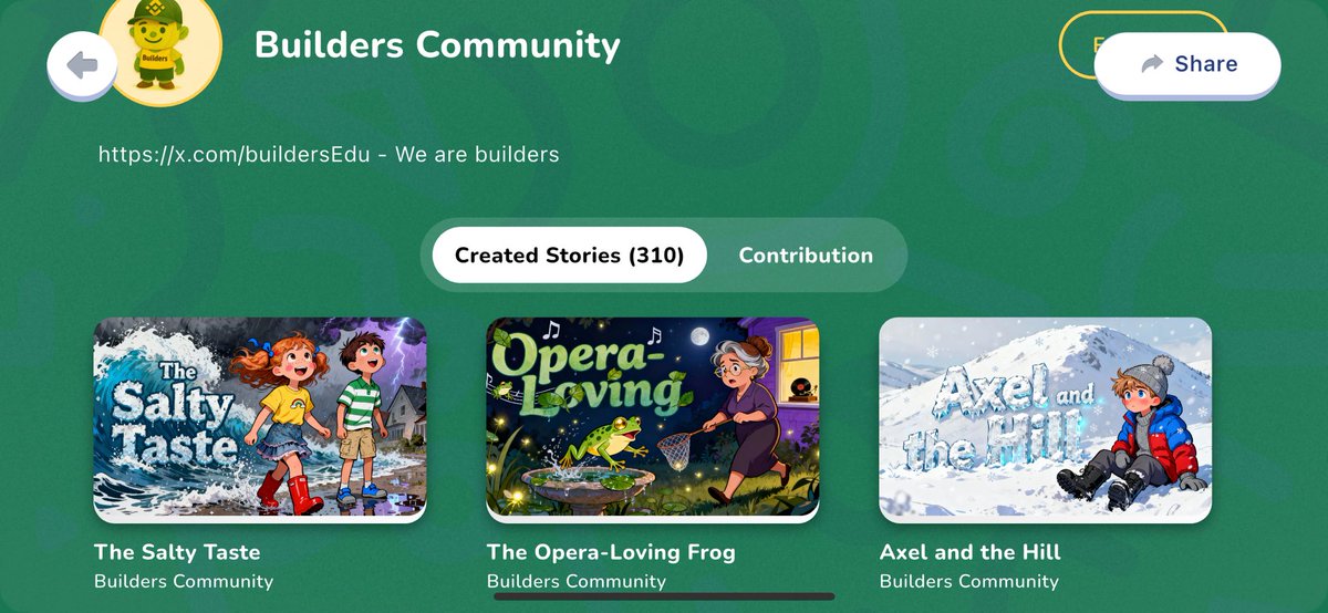 Dear CZ, <a href="/cz_binance/">CZ 🔶 BNB</a> <a href="/heyibinance/">Yi He</a> 

We wanted to share a meaningful milestone with you.

For more than 7 months, our community has spent time every single day writing and building content aligned with the educational spirit of <a href="/GiggleAcademy/">Giggle Academy</a>.
As of today, 901 stories have been