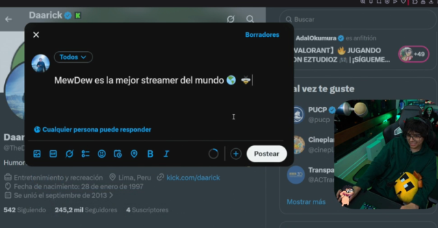 Rena1204l's tweet photo. Daarick con Mewdew en llamada, mientras tanto airita xd 
 #sylvee #daarick #airita #oficializacion https://t.co/YijEBivzu2
