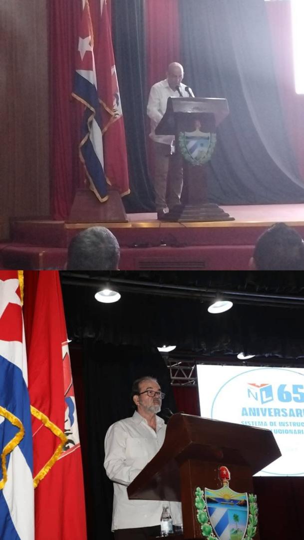 Con la presencia del Comandante José Ramón Machado Ventura, se realizó el acto por el 65 aniversario de la creación del Sistema de Instrucción Revolucionaria, hoy Universidad Política del PCC
#LaHabanaViveEnMí