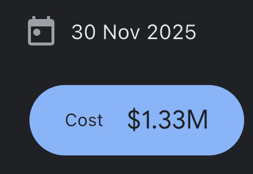 blvckledge's tweet image. M&apos;s spent daily during bfcm