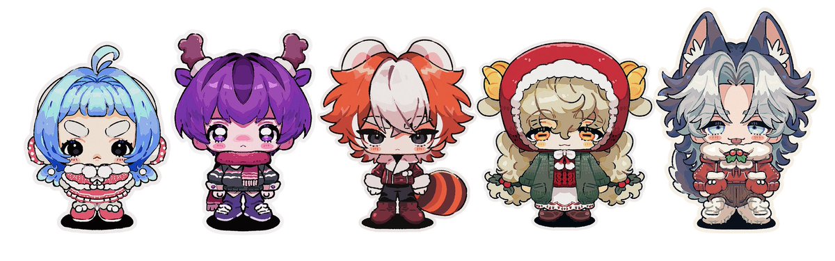 다 그린김에 🥹..
맹넌이는 러프가 안남아잇어서 ..