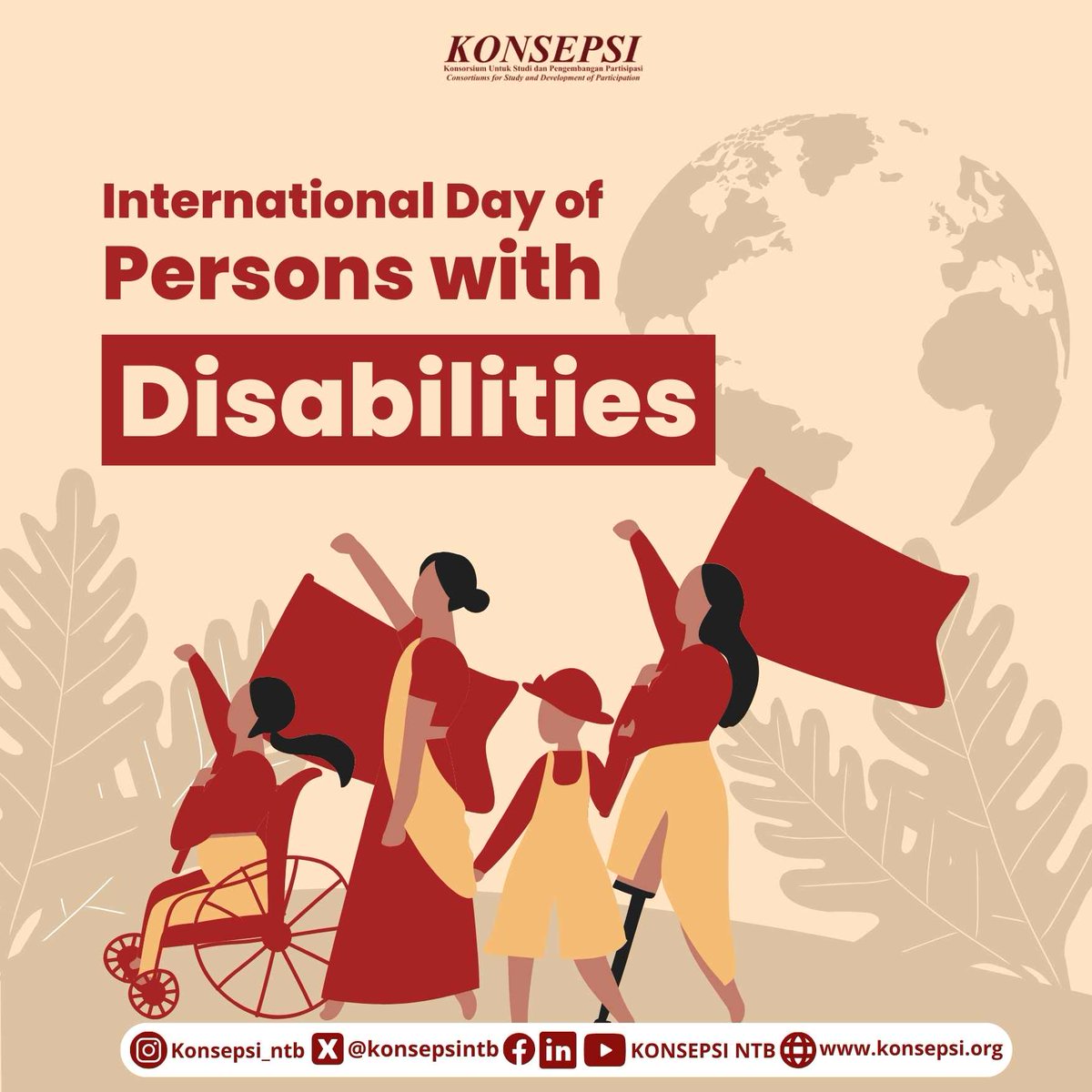 International Day of Persons with Disabilities is a moment to strengthen our commitment to building an inclusive, equal, and just society for all. Together, let us end stigma and expand accessibility for persons with disabilities.  #InclusiveForAll #EqualityInDiversity