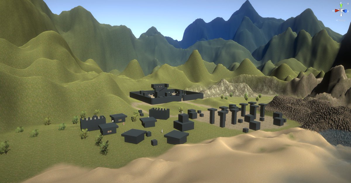 AmazingAdamVGD's tweet photo. Finally, the pics of my Battle Royale prototype are here!

The map is styled with prototype prefabs and photorealism textures to make it very simple base-like and village-like.

More info on these pics on my portfolio under "Level Designs", here: https://t.co/Pb2pAjZP6j https://t.co/POdjSIMSeT