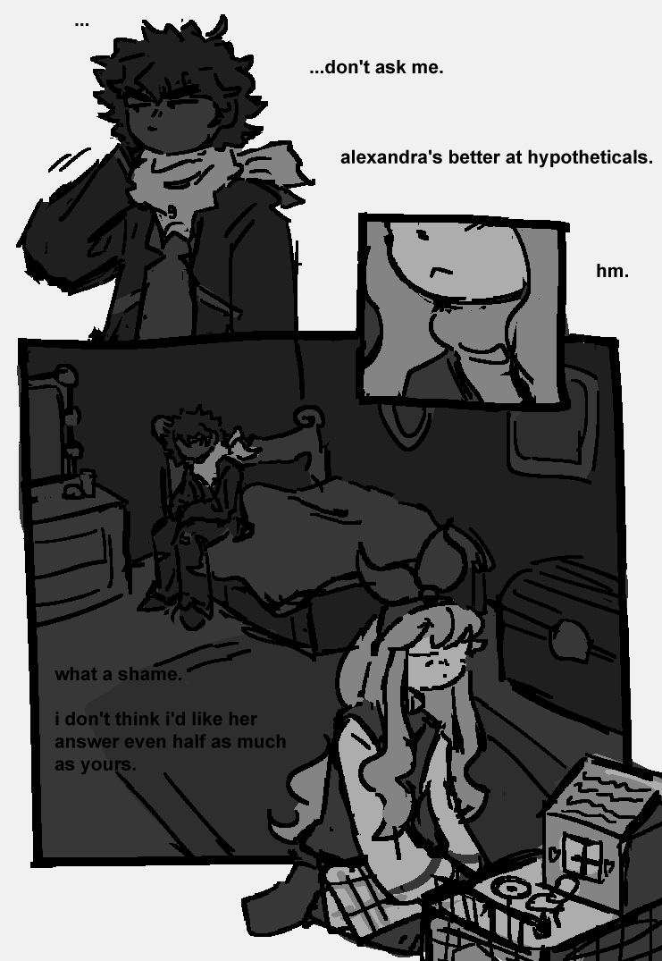 sketch comic of damien &amp; alice

#pokemonrejuvenation