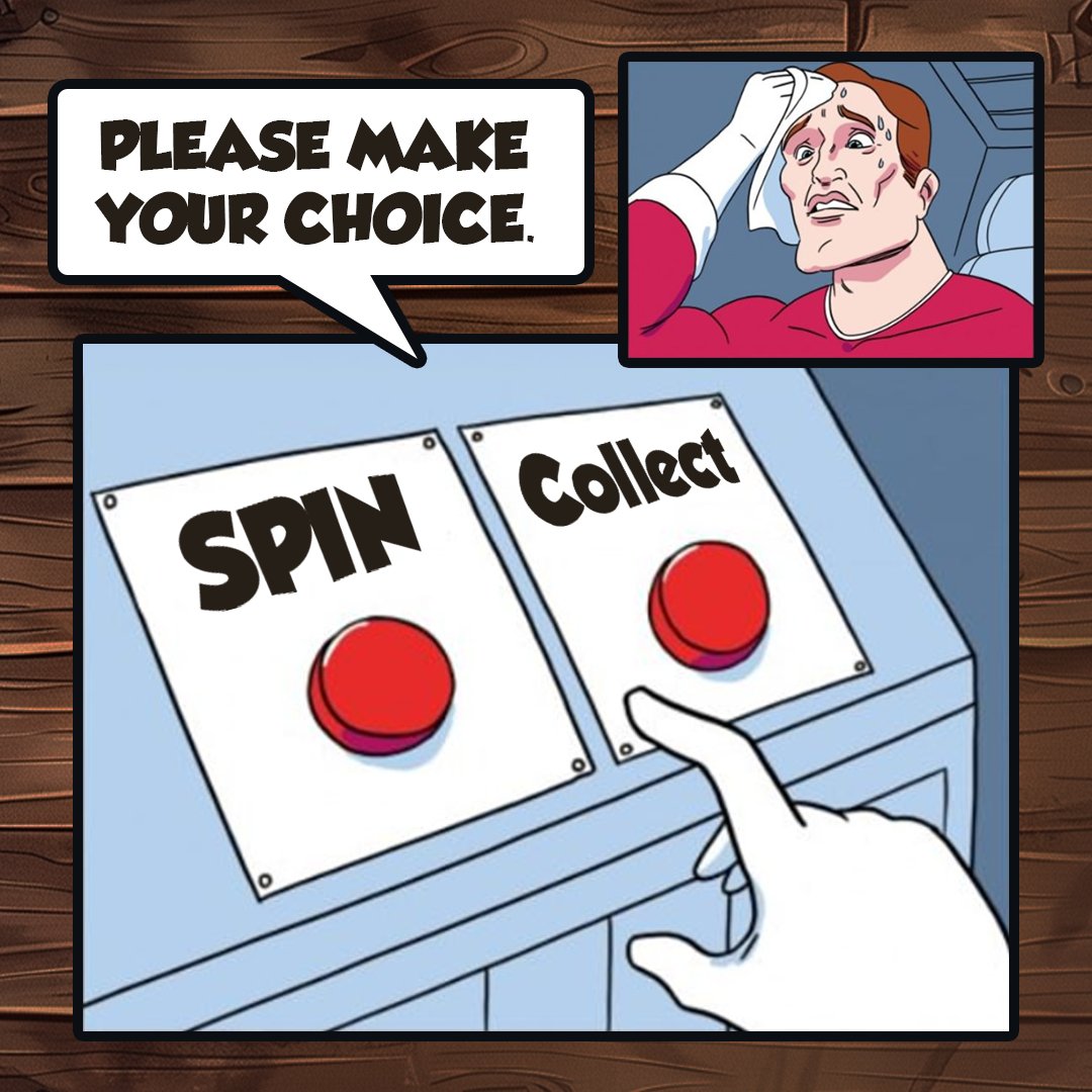SpinMaster94862's tweet image. ⚡ The Final Decision! ⚡
You’ve just landed the MEGA JACKPOT 🎰💎

👉 Will you cash out your huge prize and leave like a true champ? 🏆✨
OR
👉 Keep the reels rolling and chase an even wilder hot streak? 🎉

Tell us your pick in the comments: #Collect or #Spin? ⬇️

#SpinMaster