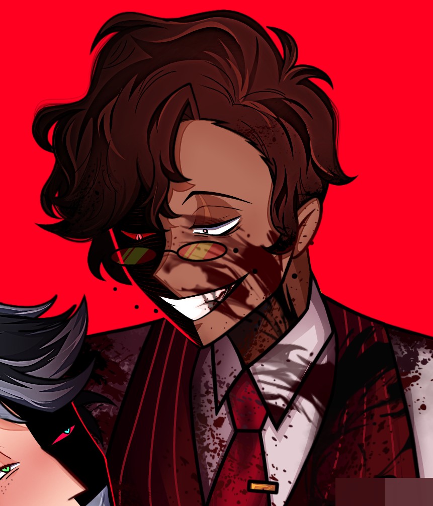#murdermedia #RadioStatic #radiosilence #HazbinHotel #hazbinhotelseason2 #Alastor #voxal #fanart