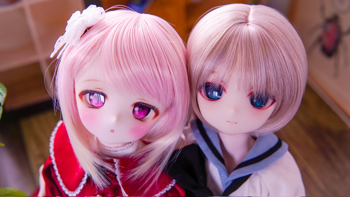 mara_ma_ra_mara's tweet image. #お昼休みに一枚だけドールの写真をはろう

ロリショタではなくショタショタなのである🥰🎵
みさきくんのピンクに光が当たってみらいくんの亜麻色に反射してほんのりピンクっぽいのいい😊👍
あ〜ショタはいいなぁ…。
ショタはいいなぁ〜🍌ﾆｮｷﾆｮｷﾆｮｷﾆｮｷ

#みみずくっ子
#luckystarっ子