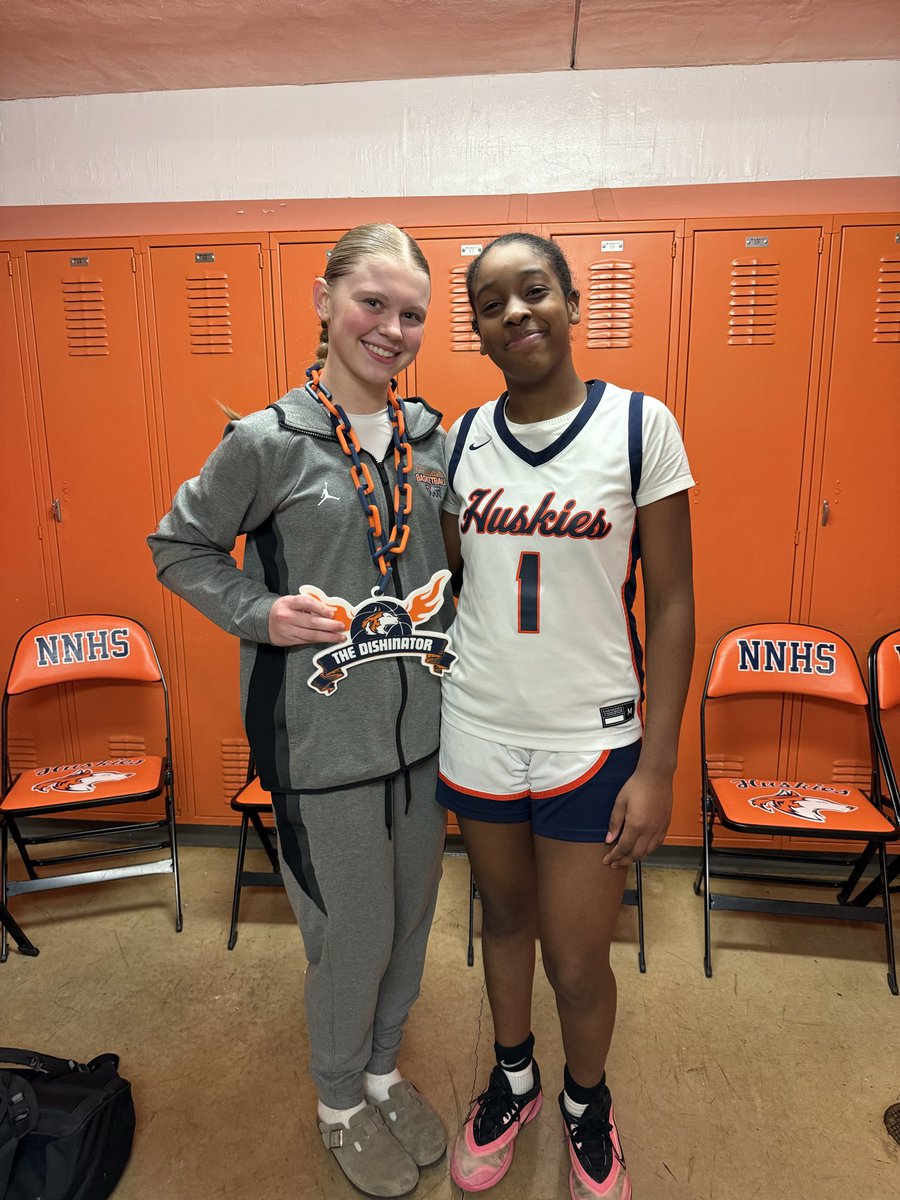 BballNnhs's tweet photo. Huskies beat Geneva 49-41 to advance to 5-0 on the season! What a great team victory!!! 

Our Dishinator tonight is Sydney Smith and our Dawg of the Game is Zoey Bishop!! Great work girls! https://t.co/TZTc2OVNRZ
