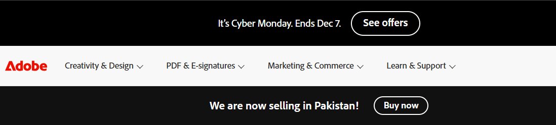 MianAliHumayun's tweet photo. @ajaykareer This is probably satirical (or should I say, stat-irical, ok sorry). I am a user of genuine Adobe products in Pakistan, and my subscription is about to jump to almost $800/year. No thank you. Though when I went on the Adobe website, I was greeted with this interesting message: https://t.co/pbGuAKyfdh