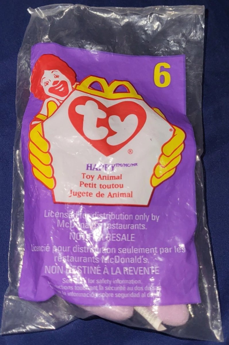 AlbertoMacias2's tweet image. 🎄 SEALED 1998 McDonald’s Teenie Beanie #6 HAPPY the Hippo! Mint in original bag — ultimate 90s Christmas nostalgia gift 🦛🔥
#TeenieBeanieBabies #McDonaldsToys #ChristmasGift #VintageToys #Ebay #Mercari #90sNostalgia #New 

ebay.us/m/ZxcdUZ

merc.li/F8ZbDZb4b?sv=0